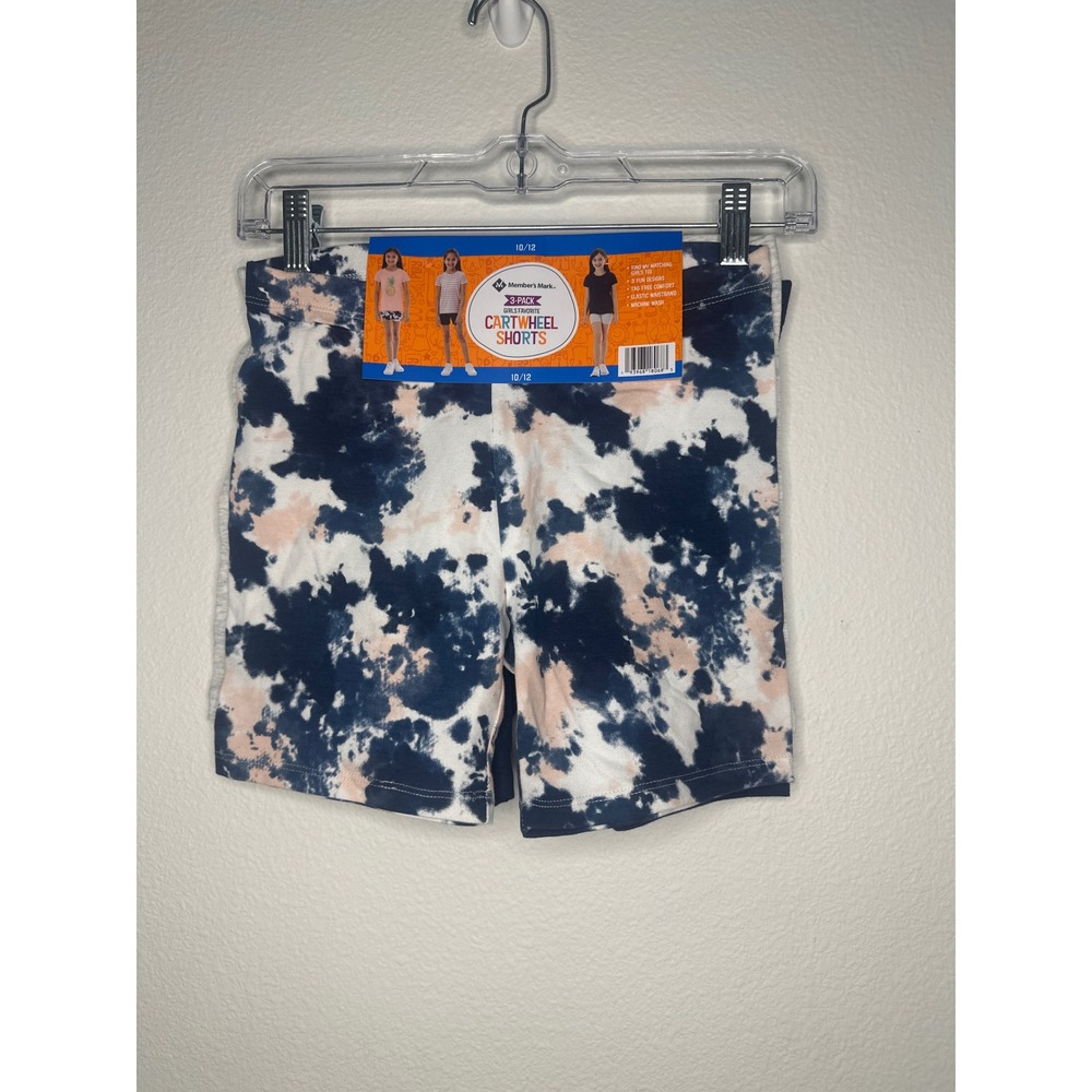 Girls Size 10/12 Member's Mark Cartwheel Shorts 3 pc‎ Set